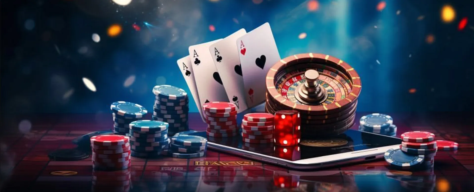 Abstract lights representing online casino excitement at 8k8 com ph